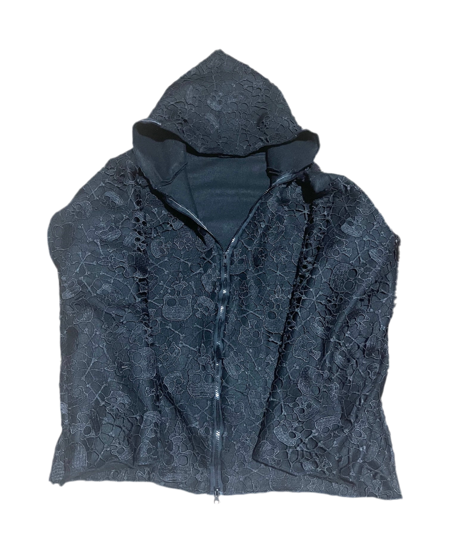 Skull Lace zip up