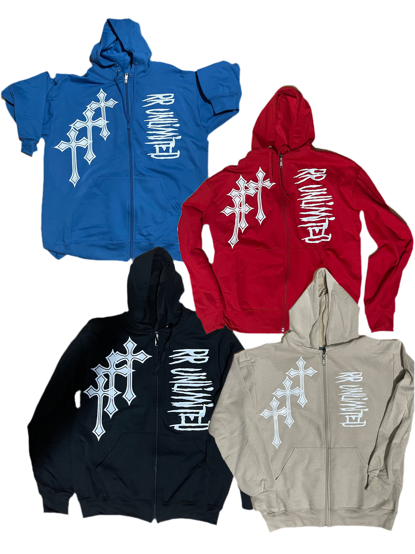Triple Cross Zip up