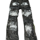 Black Flower Denim
