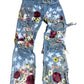 Blue Flower Denim