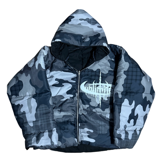 Grey Camo Puffer