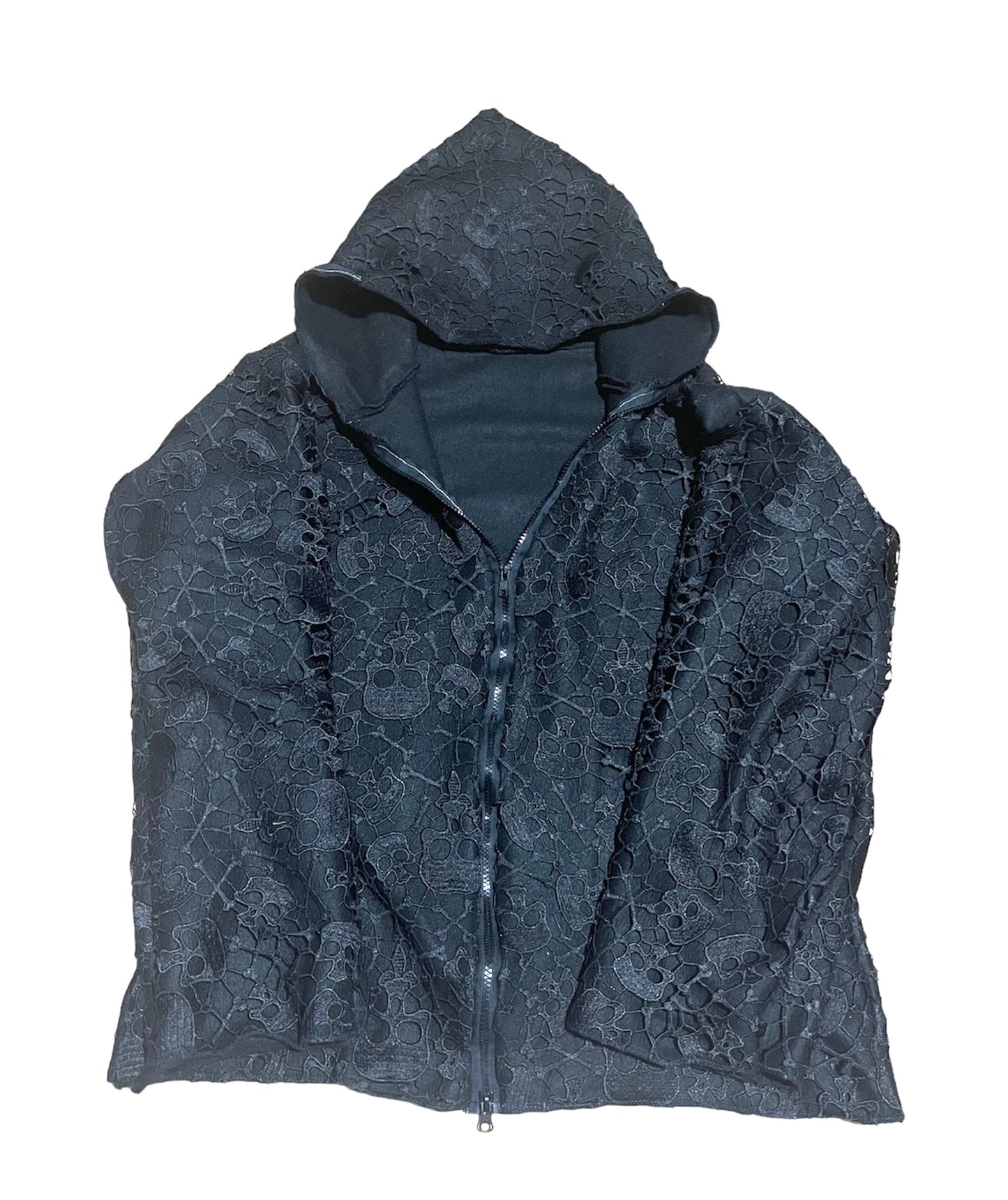 Skull Lace zip up