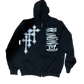 Triple Cross Zip up