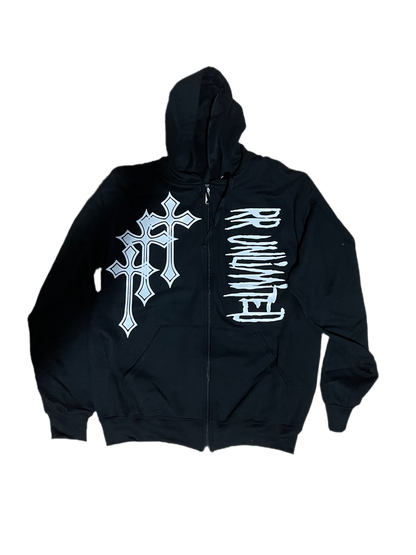 Triple Cross Zip up