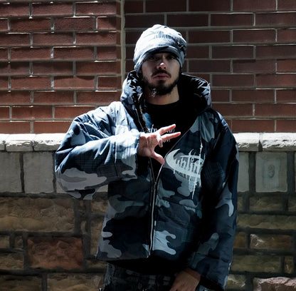 Grey Camo Puffer