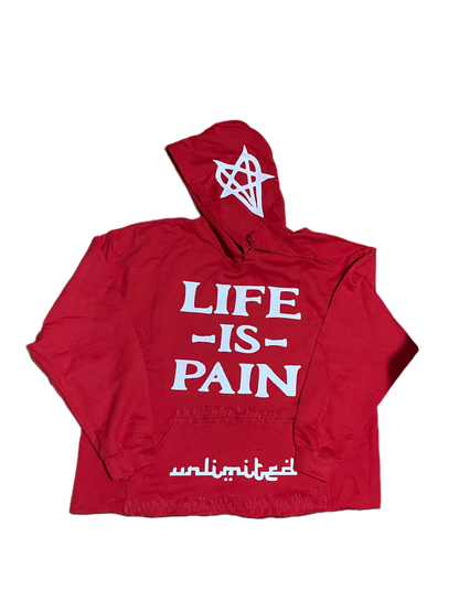 Life Is Pain Hoodie Platinum edition