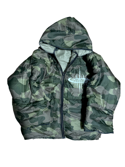Green Camo Puffer