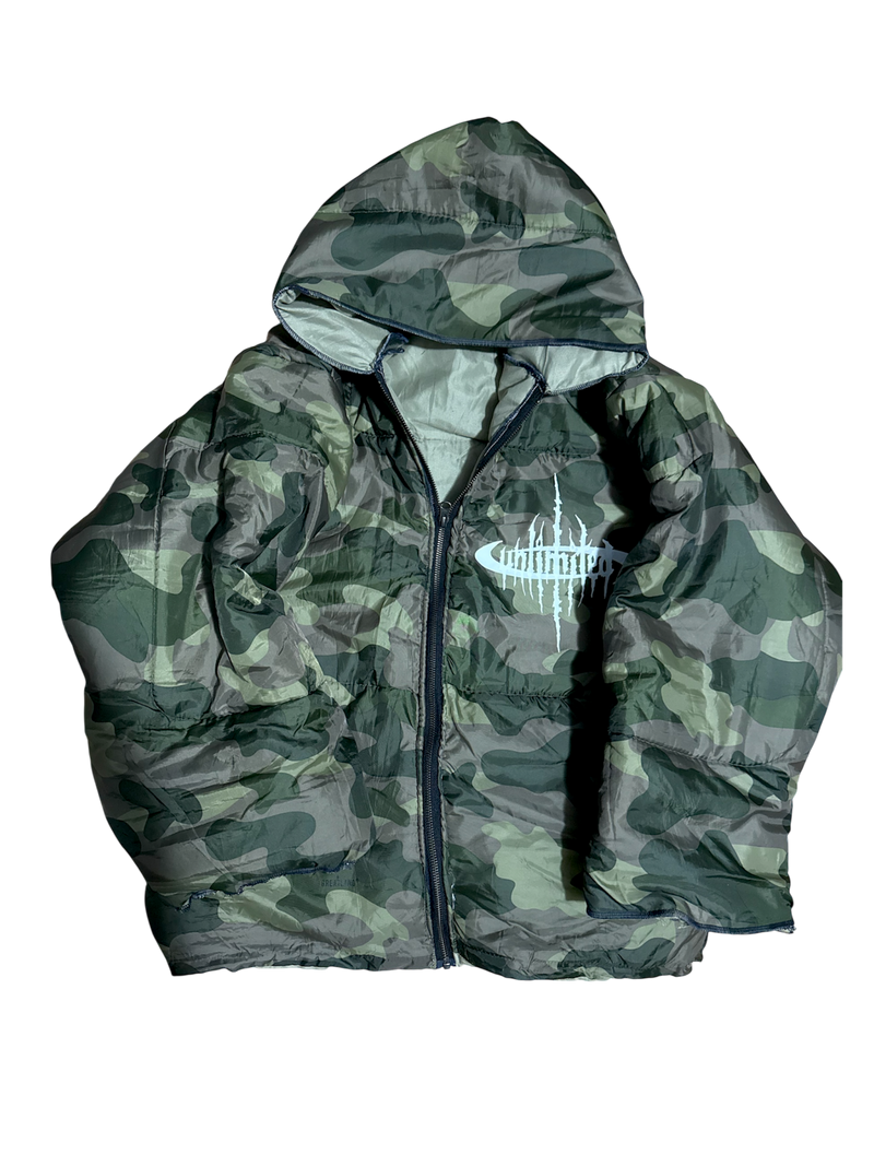 Green Camo Puffer