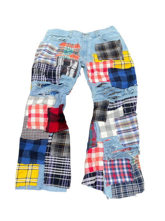 Flannel Patchwork Denin