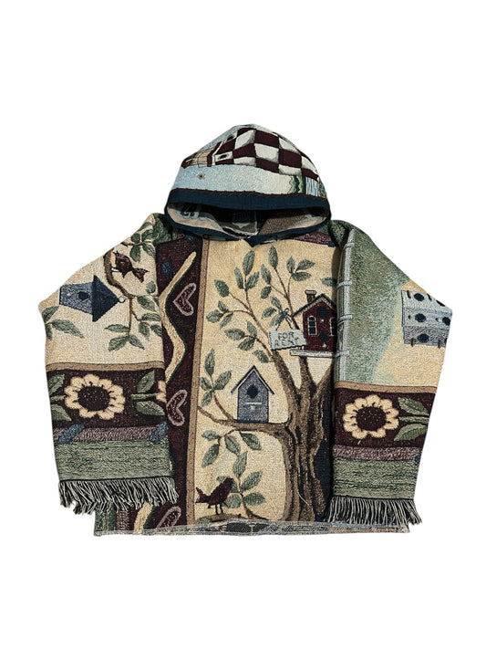 Tree House Tapestry Hoodie