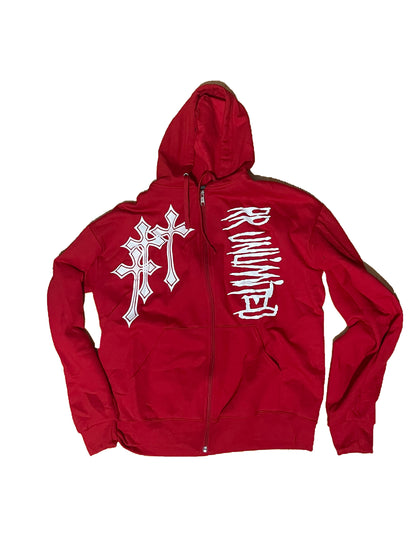 Triple Cross Zip up