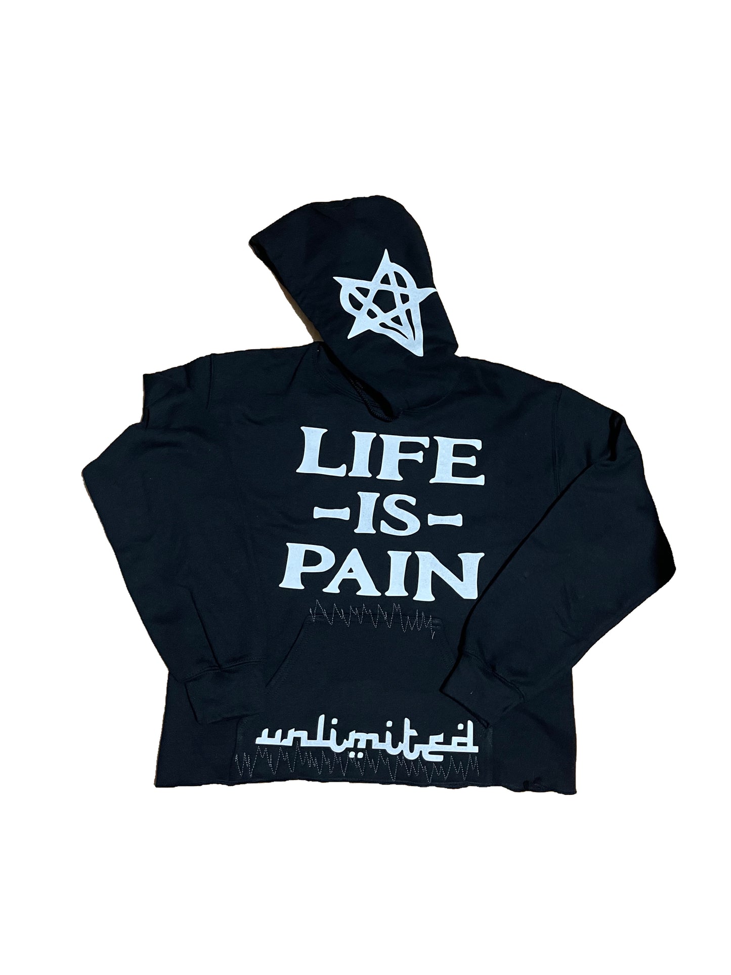 Life Is Pain Hoodie Platinum edition