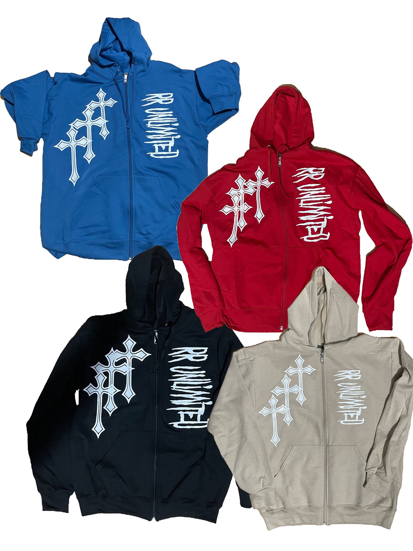 Triple Cross Zip up